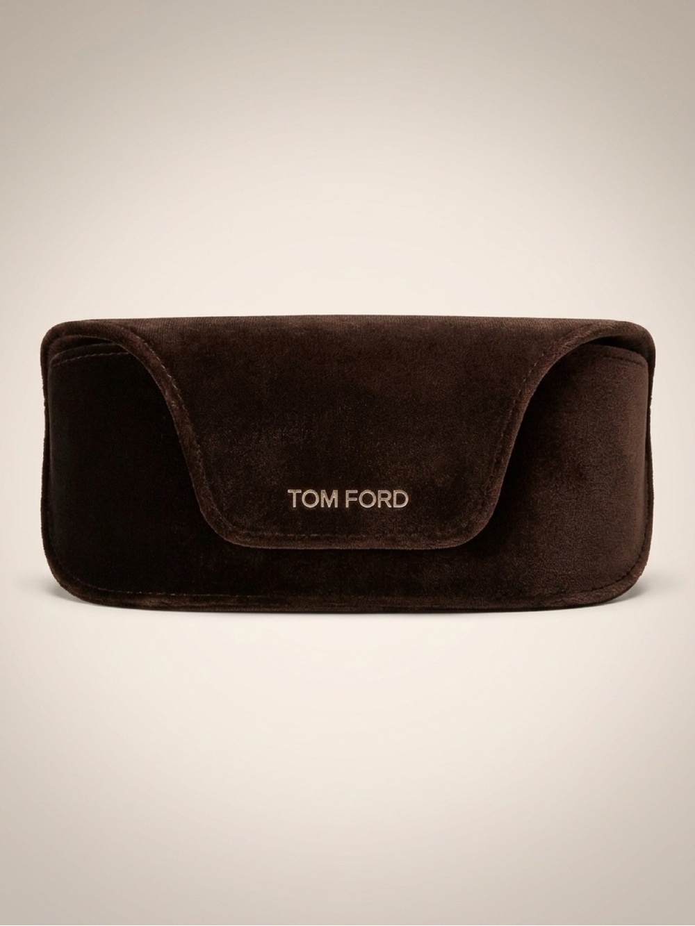 Tom Ford Men's Brown Velvet Toiletry Pouch